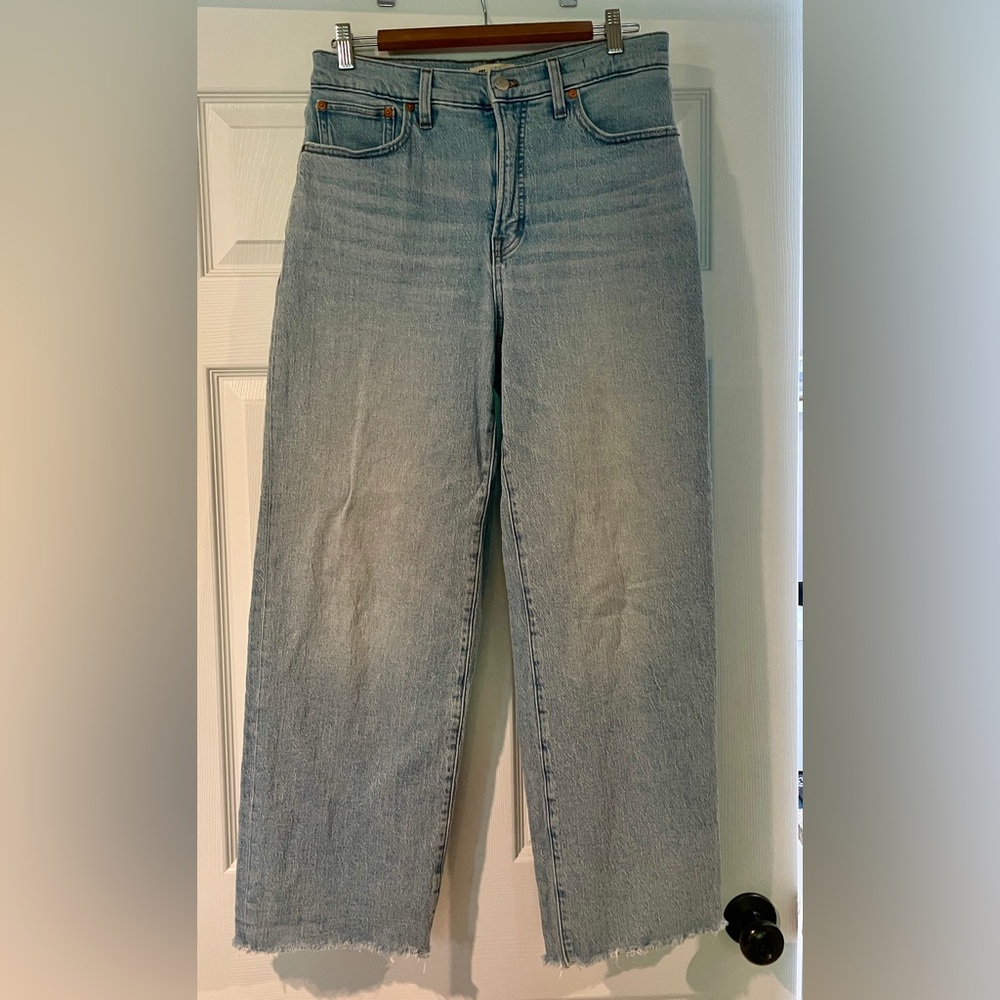 Madewell Light Blue Flare & Wide Leg Jeans